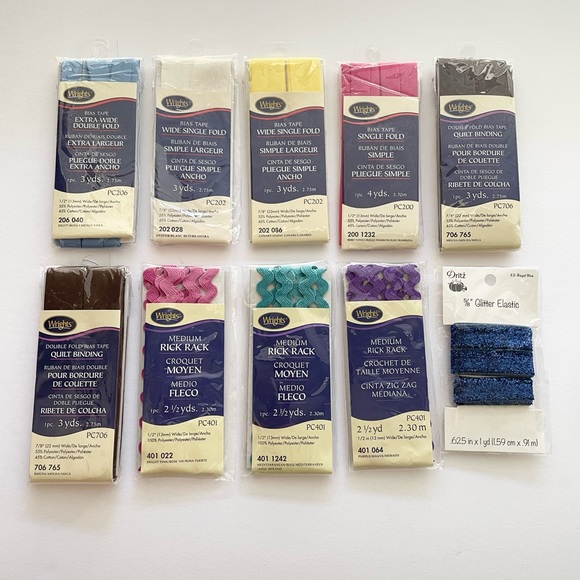 Wright’s Bias Tape and Rick Rack Lot - Picture 1 of 3